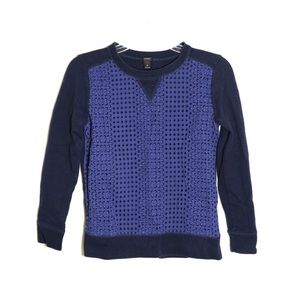 ❣️ J. CREW Eyelet sweatshirt